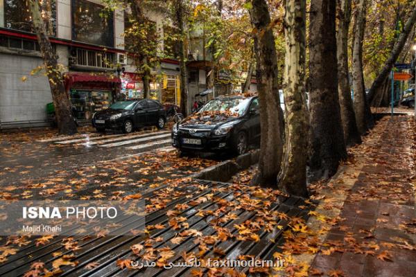 کاهش دمای تهران