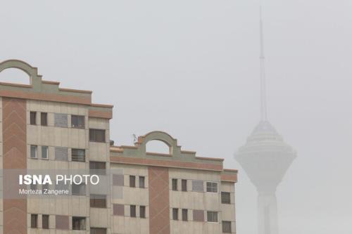 نفوذ و گسترش گرد و غبار در غرب وجنوب تهران