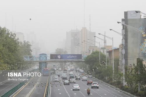 آلودگی هوای تهران برای گروههای حساس در مناطق پرتردد