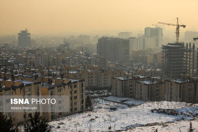 ۱۵ ایستگاه سنجش کیفیت هوای تهران در وضعیت نارنجی