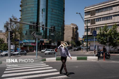 افزایش نسبی دمای هوای تهران
