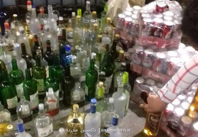 کشف و ضبط محموله مشروبات الکلی در مبادی خروجی قشم