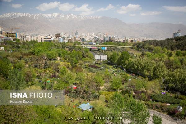 بهره برداری از 8 بوستان فرامنطقه ای تا اردیبهشت در تهران