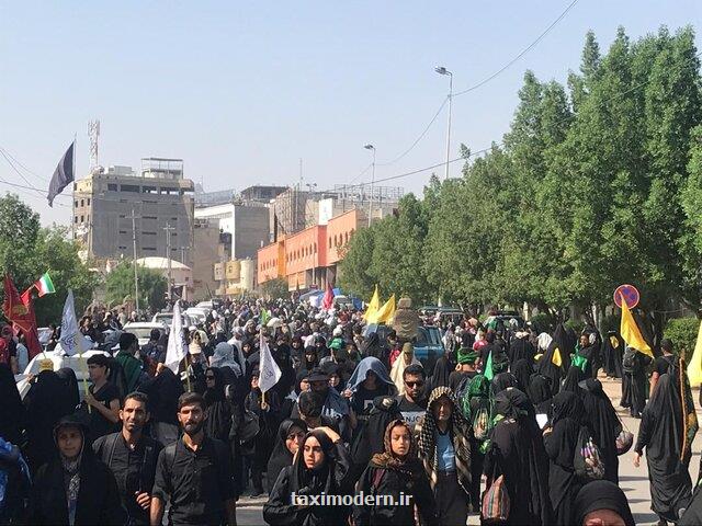خدمت رسانی ۱۶۰۰ نفر از پرسنل سازمان های تهران به زایرین در نجف